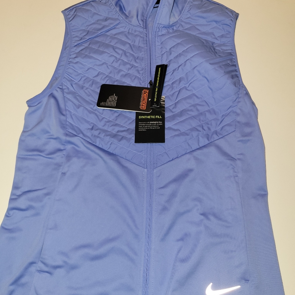 Nike Women's Essential Filled Running Vest Purple